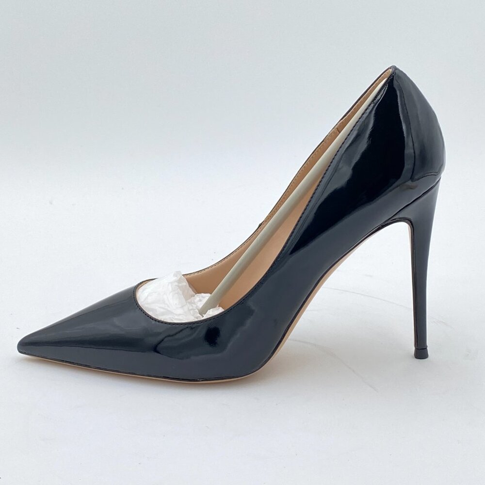 Black Women Formal Pointed Toe Pumps High Heel Sexy Slip On Office Dress Shoes - Picture 3 of 6